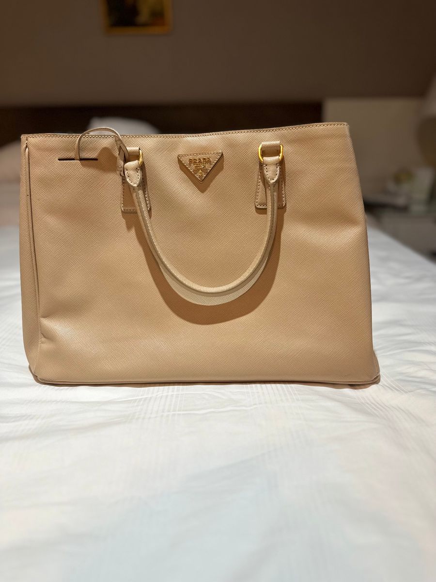 Bolsa Original Prada Galleria Couro Saffiano, Bolsa de Ombro Feminina Prada  Usado 88651650