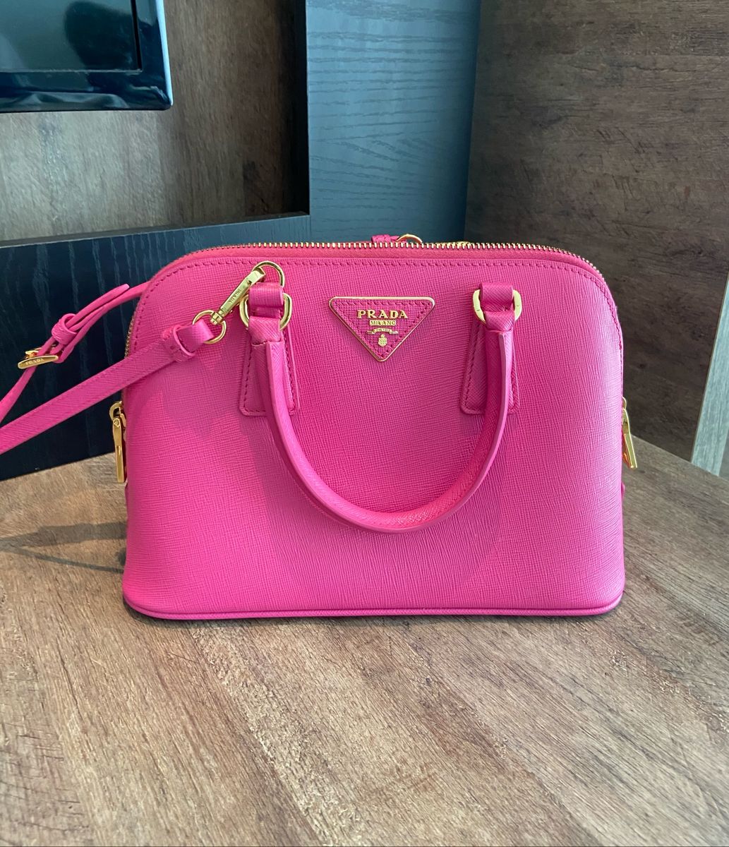 Bolsa Prada Identica Rosa Pink | Bolsa de Ombro Feminina Prada Usado  38966971 | enjoei