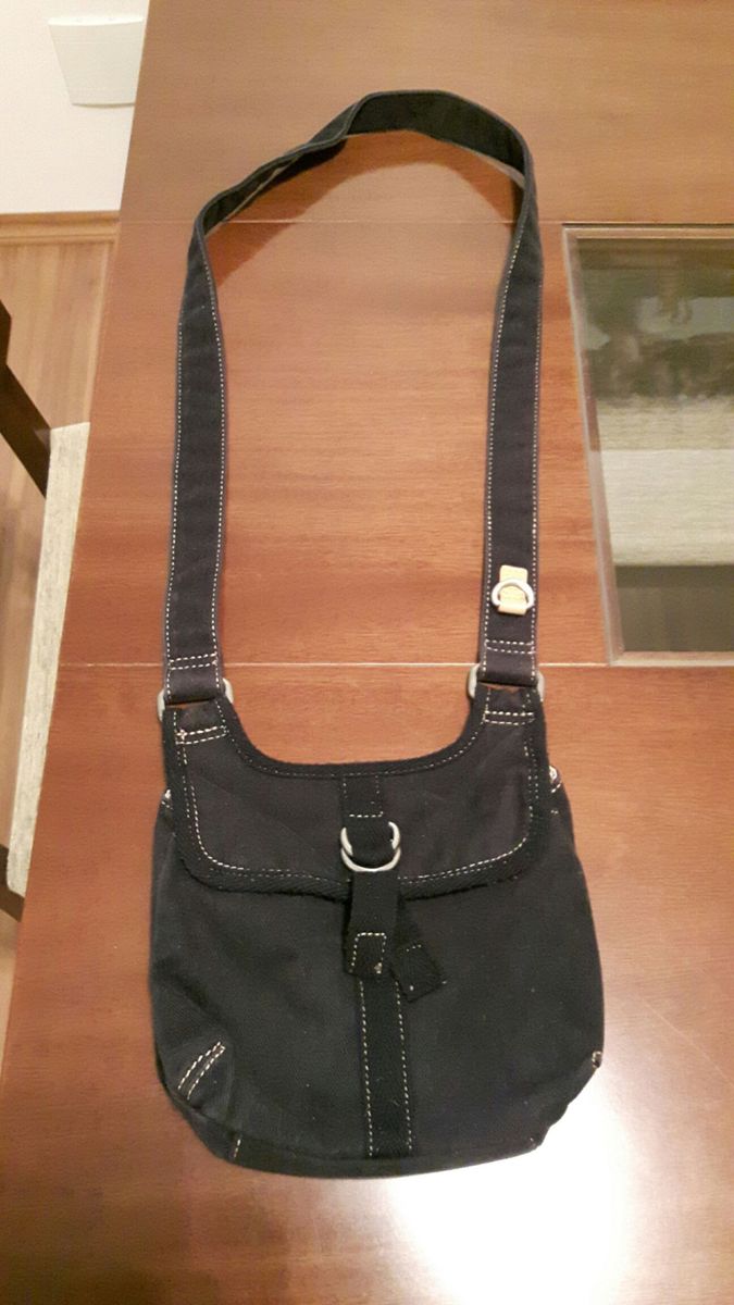 Bolsa Preta Fossil Transversal Bolsa De Ombro Feminina Fossil Usado Enjoei