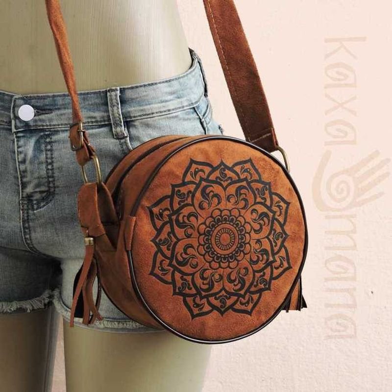 Bolsa Camurça Boho Hippie