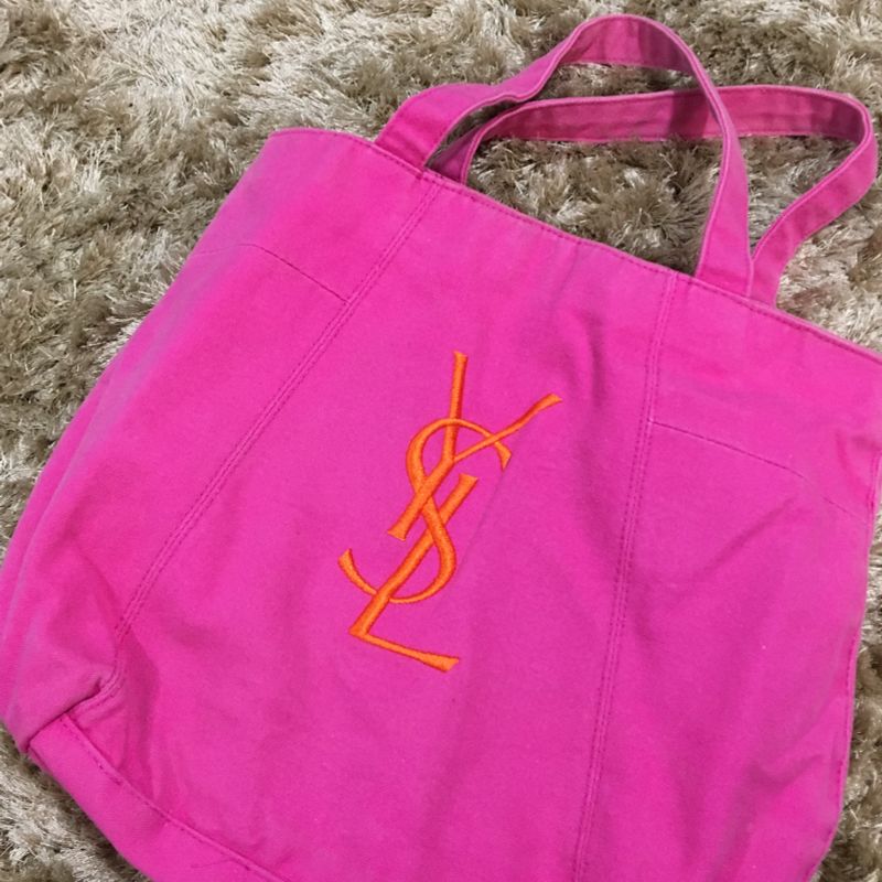 Bolsa Rosa Yves Saint Laurent Carteira Feminina Ysl Usado