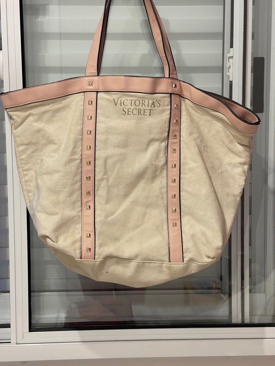 Bolsa Sacola Victoria Secrets Tamanho Grande Usada Bolsa de Ombro  Feminina Victorias Secrets Usado 96156802 enjoei