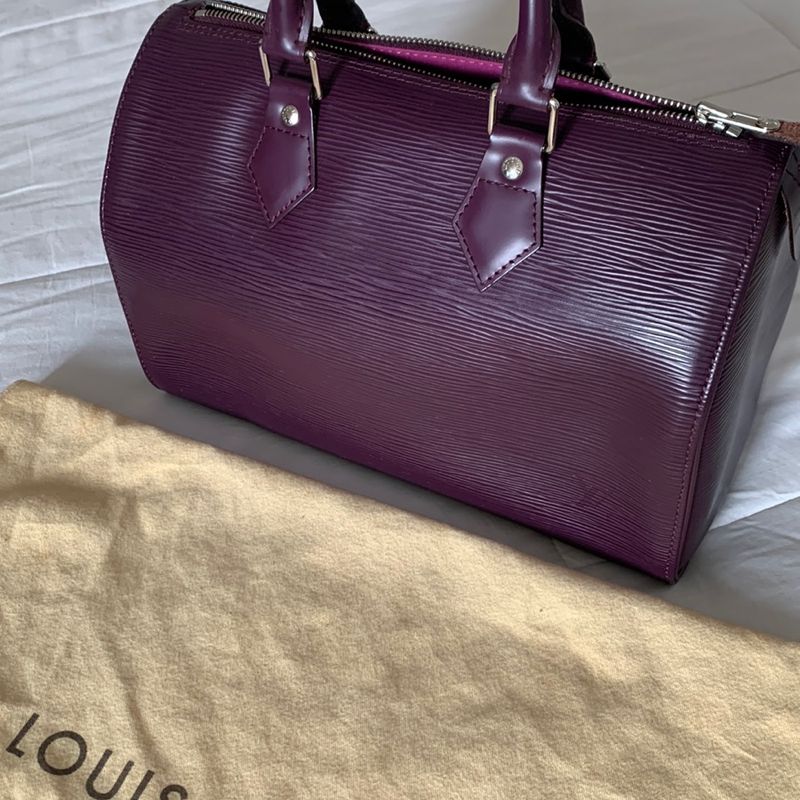 Louis Vuitton - Speedy 25 Epi Leather Cassis