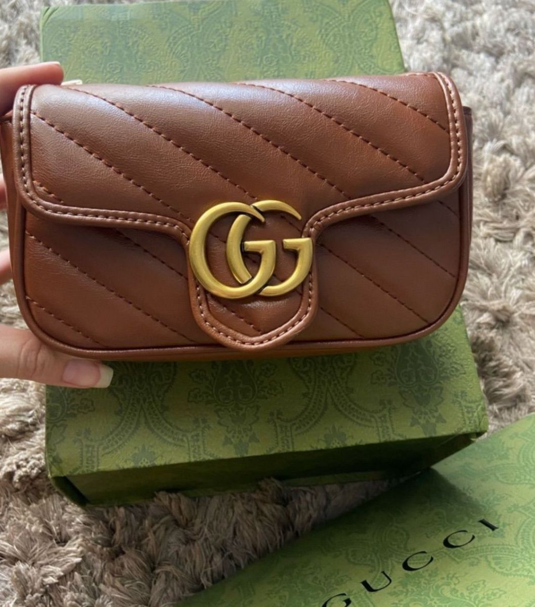 Bolsa Gucci Marmont Canvas - Small, Bolsa de Ombro Feminina Gucci Usado  84222905