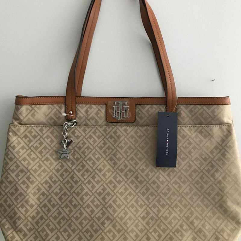 Bolsa tommy best sale hilfiger beige