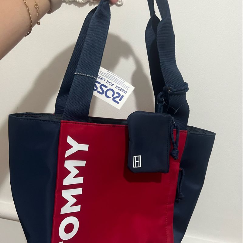 Bolsa Tommy Hilfiger Original Bolsa de Ombro Feminina Tommy