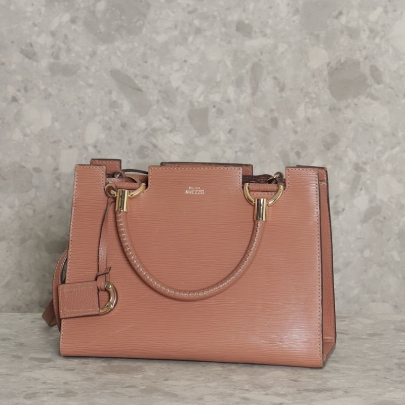 Bolsa Tote Bege Rose Arezzo Dal 1972 Bolsa de Ombro Feminina Arezzo Usado 90976927 enjoei