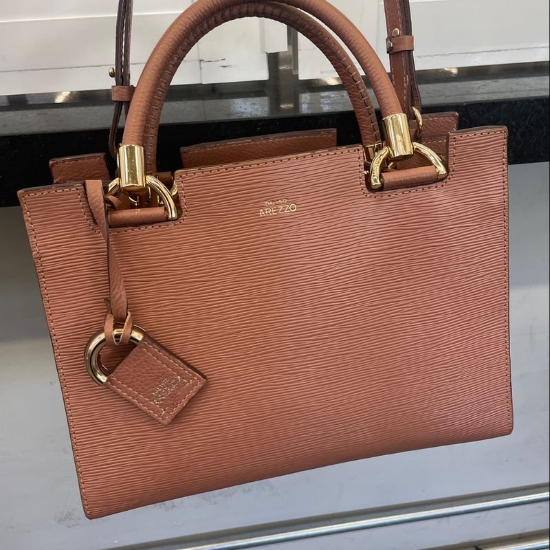 Bolsa Tote Bege Rose Arezzo Dal 1972 Bolsa de Ombro Feminina Arezzo Usado 90976927 enjoei