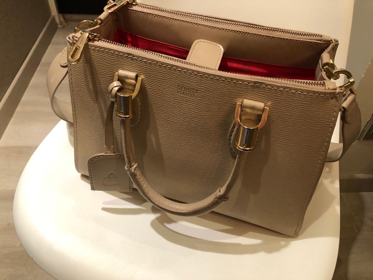 Bolsa Tote Lorena Grande Nude Bolsa De Ombro Feminina Schutz Usado Enjoei