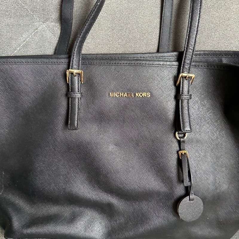 Michael Kors outlet black satchel purse