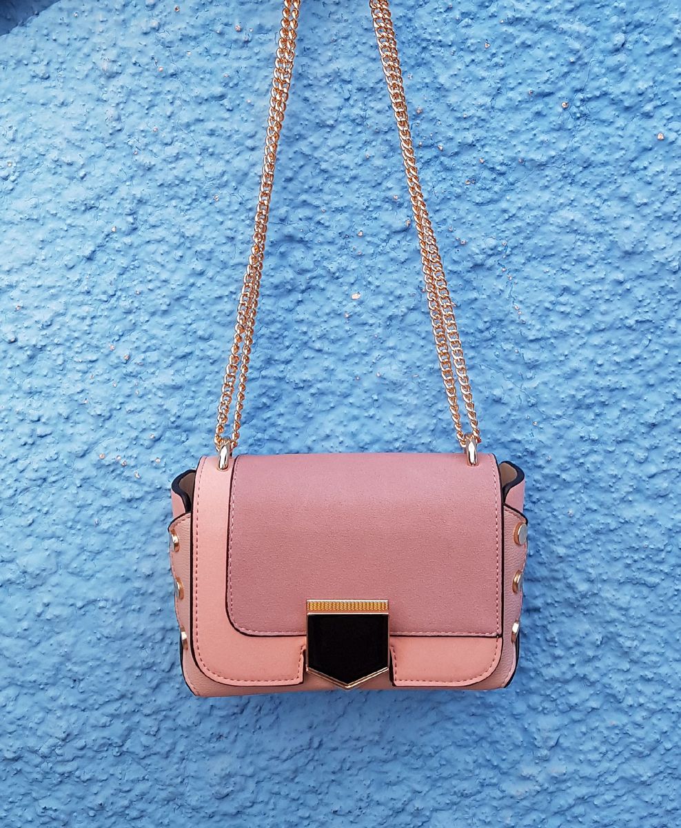 bolsa transversal rosa - bolsas bag