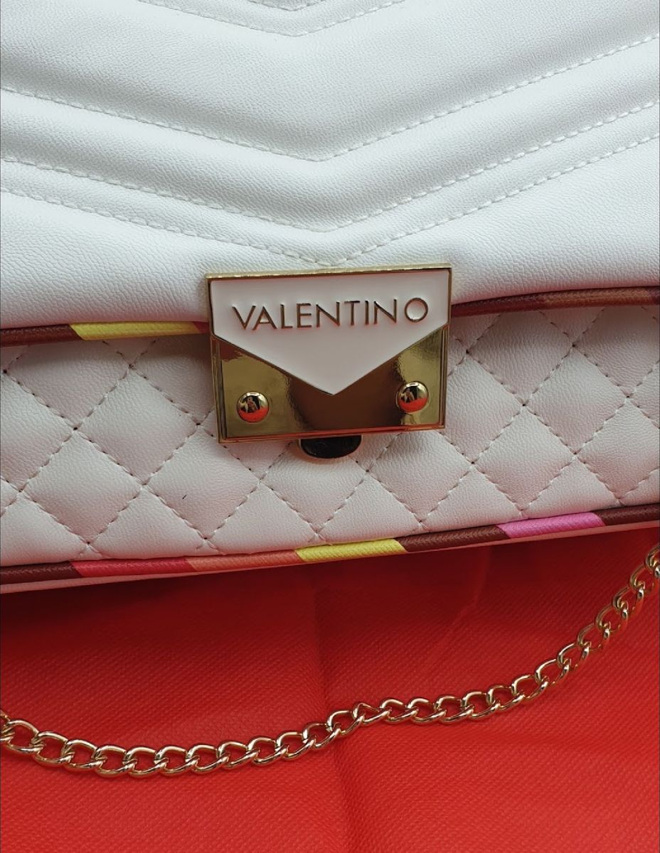 Bolsa Valentino By Mario Valentino Branca Tamanho M Bolsa de