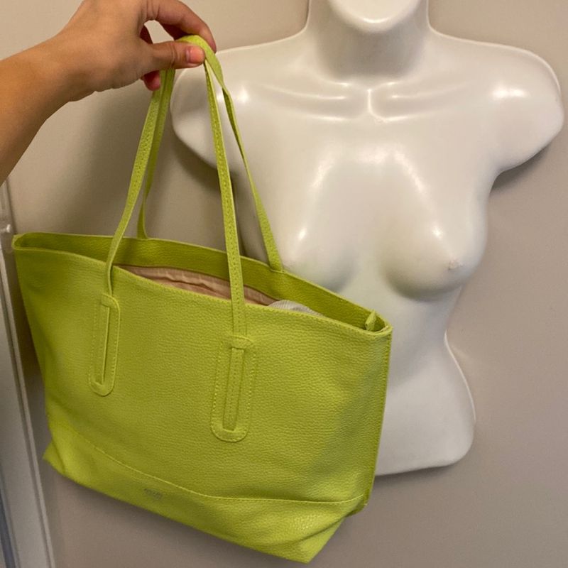 Bolsa Verde Lim o Arezzo Giorno Bolsa de Ombro Feminina Arezzo