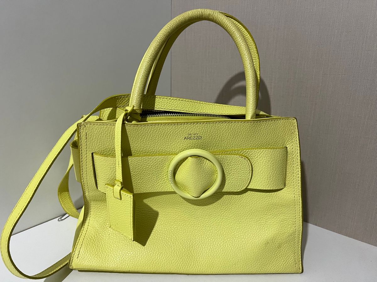 Bolsa Verde Lim o Arezzo Bolsa de Ombro Feminina Arezzo Usado 95290472 enjoei