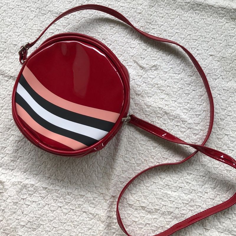 Bolsa Vermelha de Vinil Natura Feminina | Natura Nunca Usado