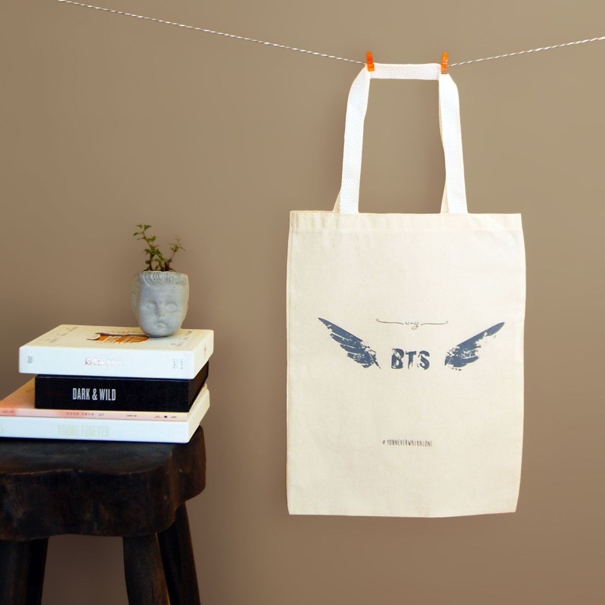 Bolsa Wings Bts Bolsa de Ombro Feminina Cecilia Brenner Nunca Usado