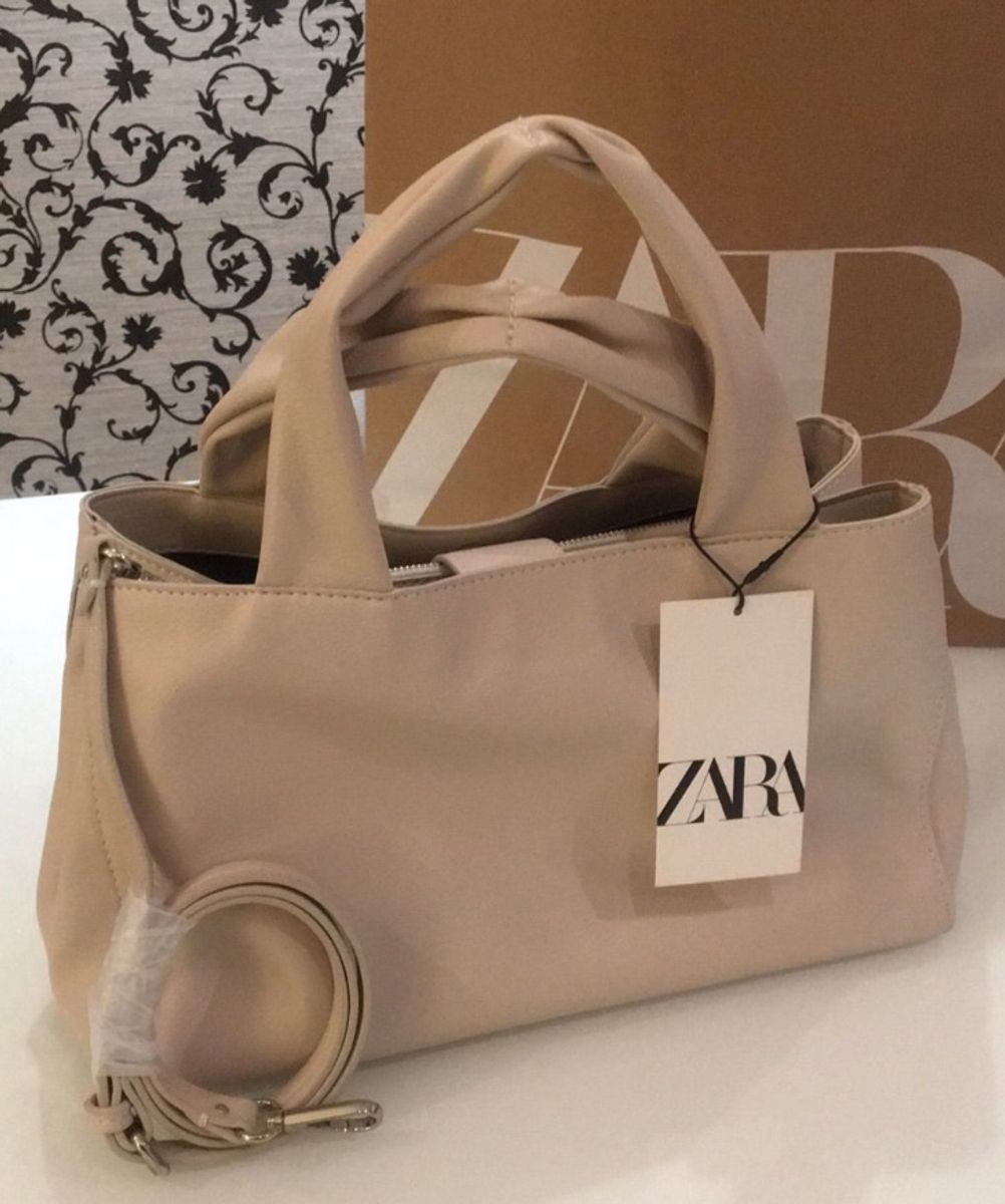 Bolsa Zara Nova Original | Bolsa De Ombro Feminina Zara Nunca Usado ...