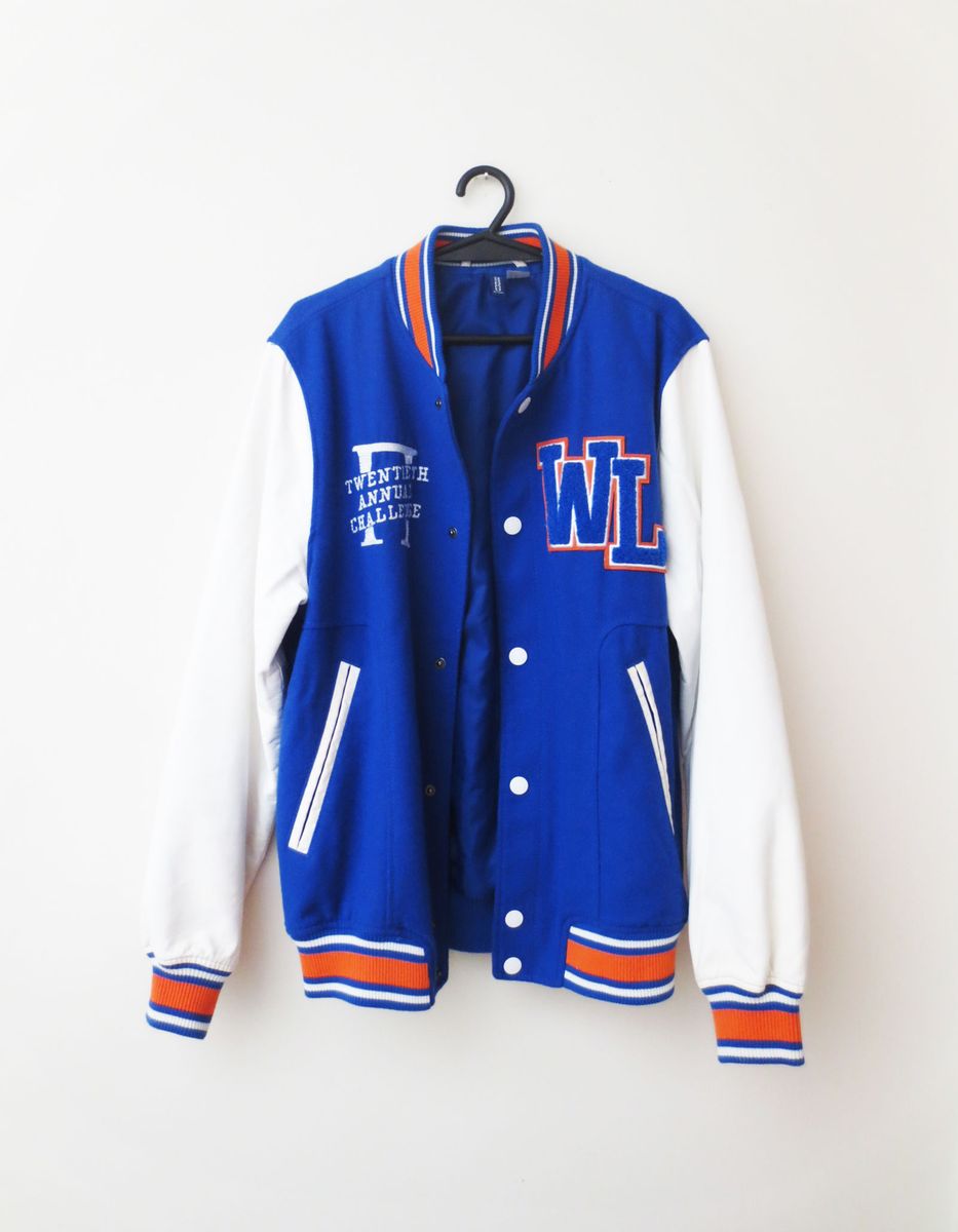 Bomber Jacket High School Blusa Feminina H&M Usado 19612985 enjoei