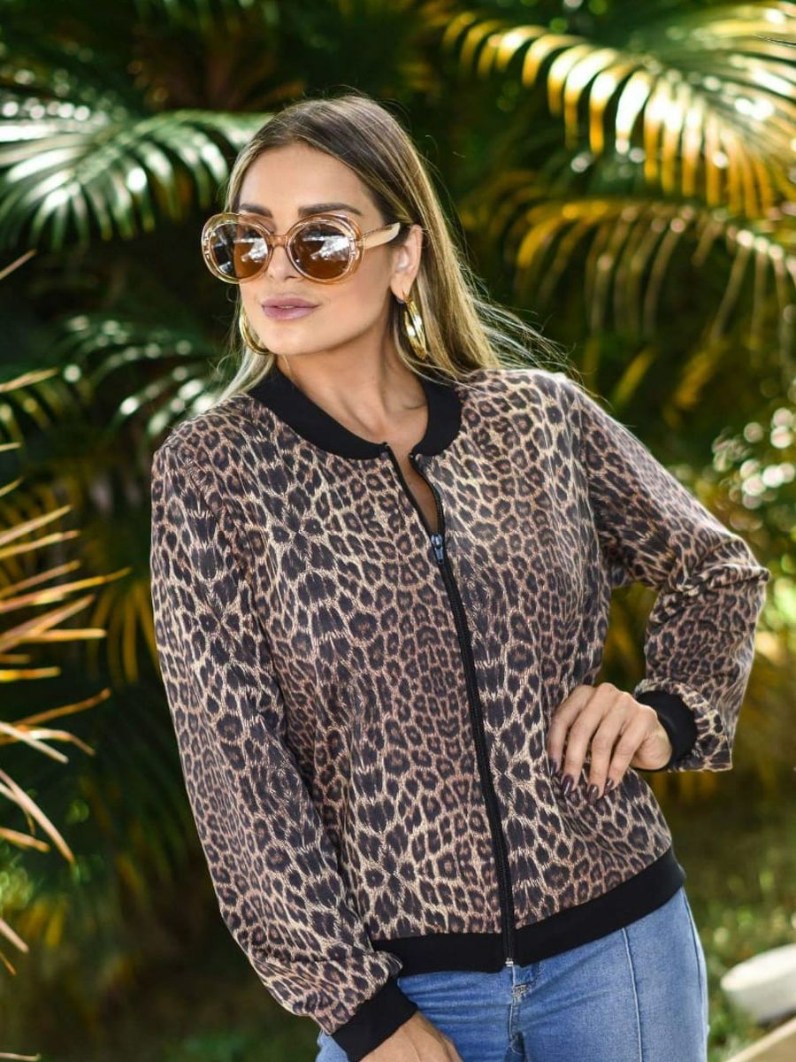 bomber oncinha - casaquinhos valentina