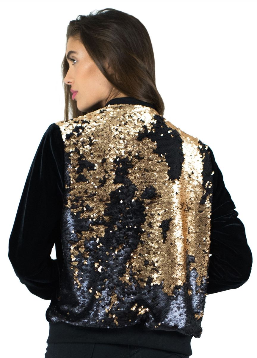 bomber de paete preto