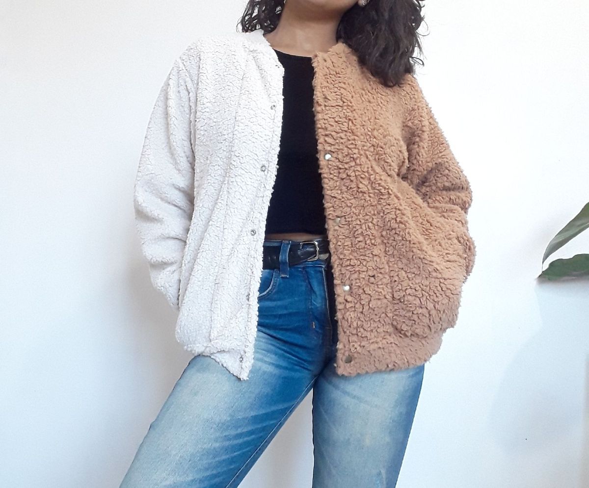 blusa pelo de carneiro