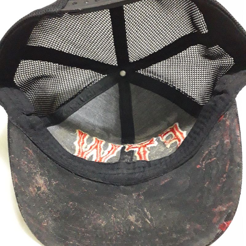 Boné Aba Reta Ftw (Fuck The Worlding) 666 Ftw Harley Davdson Moto