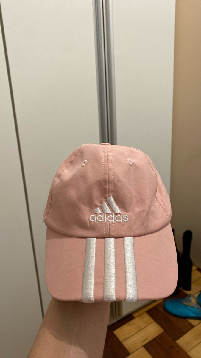 Bon Adidas Original Rosa Beb Chap u Feminino Adidas Usado