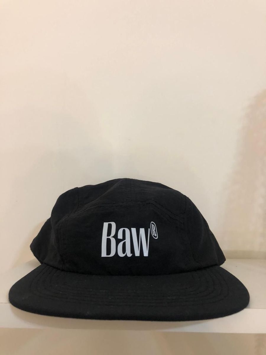 Boné Baw Aba Reta (five Panel) Preto 86358565 | enjoei