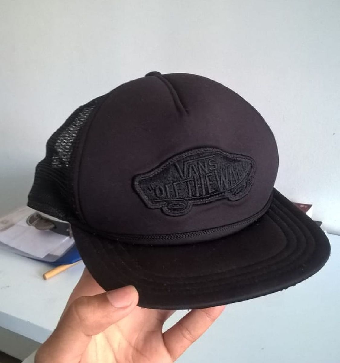 boné vans classic patch trucker