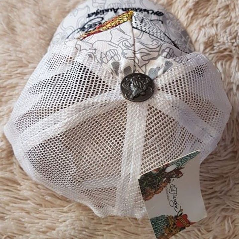 Boné da Christian Audigier Branco Importado | Ed Hardy By