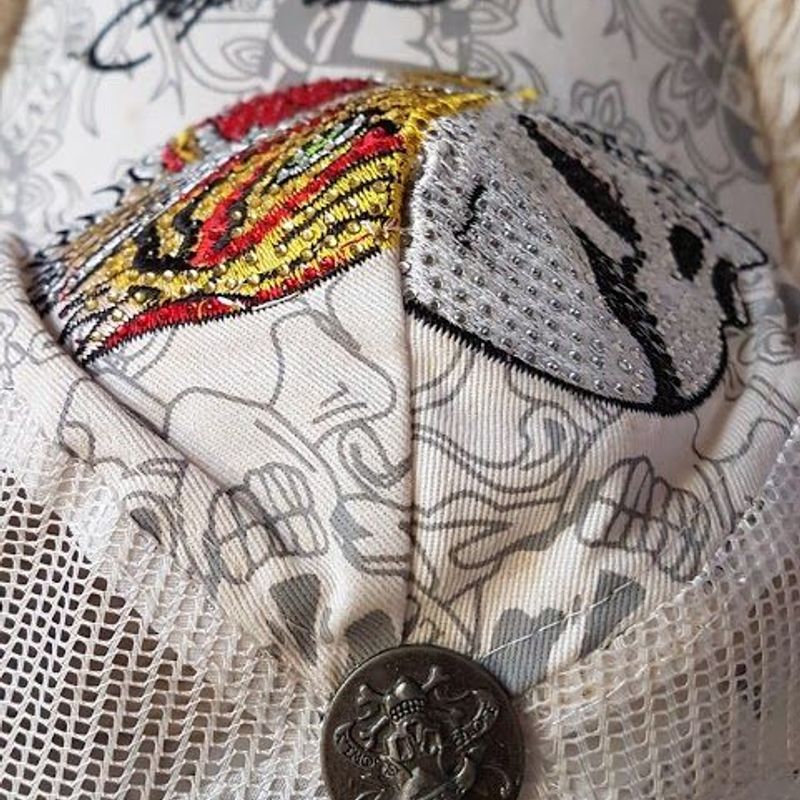 Boné da Christian Audigier Branco Importado | Ed Hardy By
