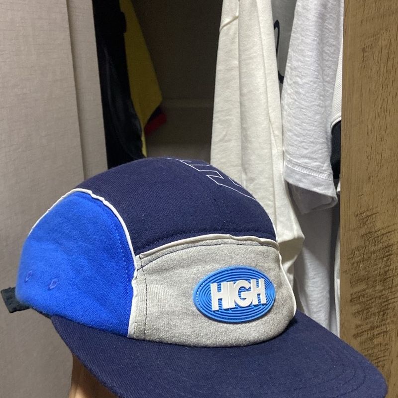 Boné High 5 Panel Sport Blue/Navy - Yerbah Skate Shop