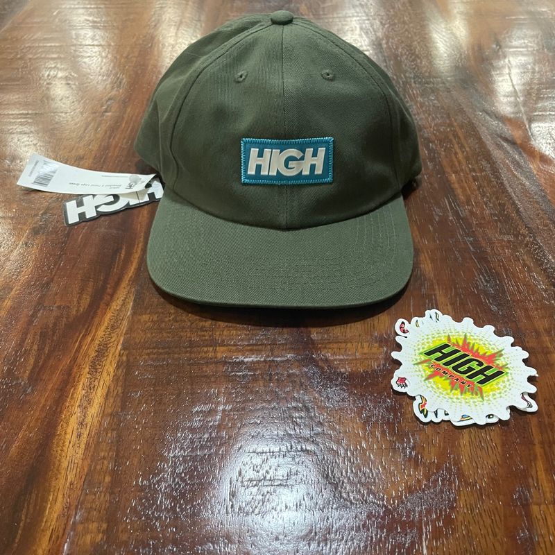 BONE HIGH BLEACHED 6 PANEL