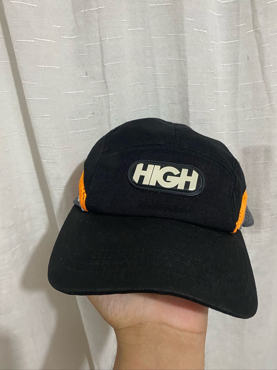 Bone HIGH 5 Panel Double Mesh Black - Hipnoise Streetwear, high bone 