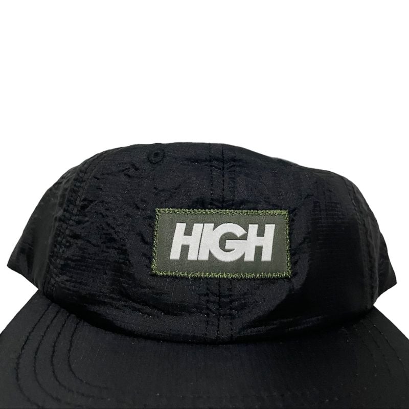 Boné High 6 Panel Logo - Black