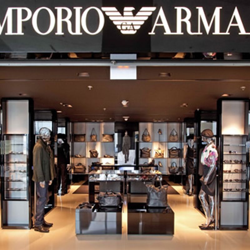 Emporio armani clearance showroom