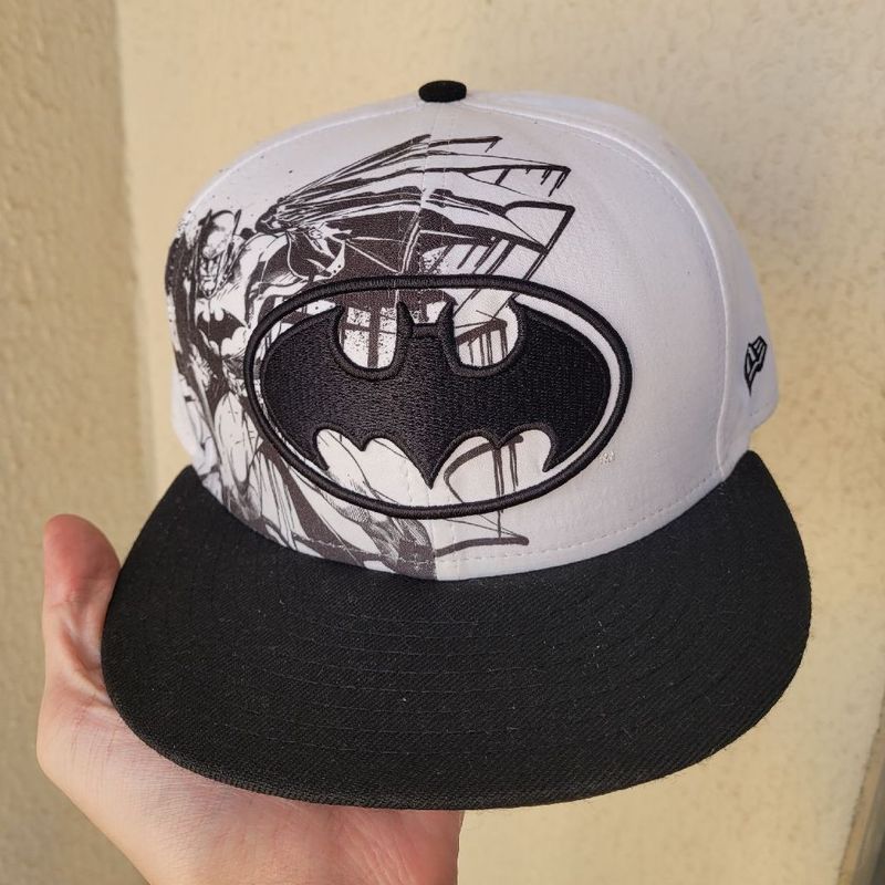 Bone New Era 59fifty Batman 7.5 8 New Era Usado 108787534 enjoei