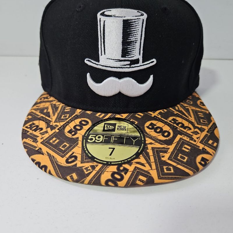 Boné New Era Monopoly Aba Reta Original New Era Nunca Usado