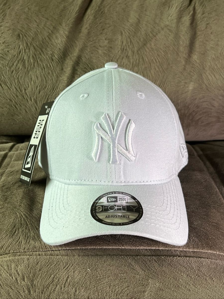 Boné New Era Ny Yankees Todo Branco 72173411 | enjoei