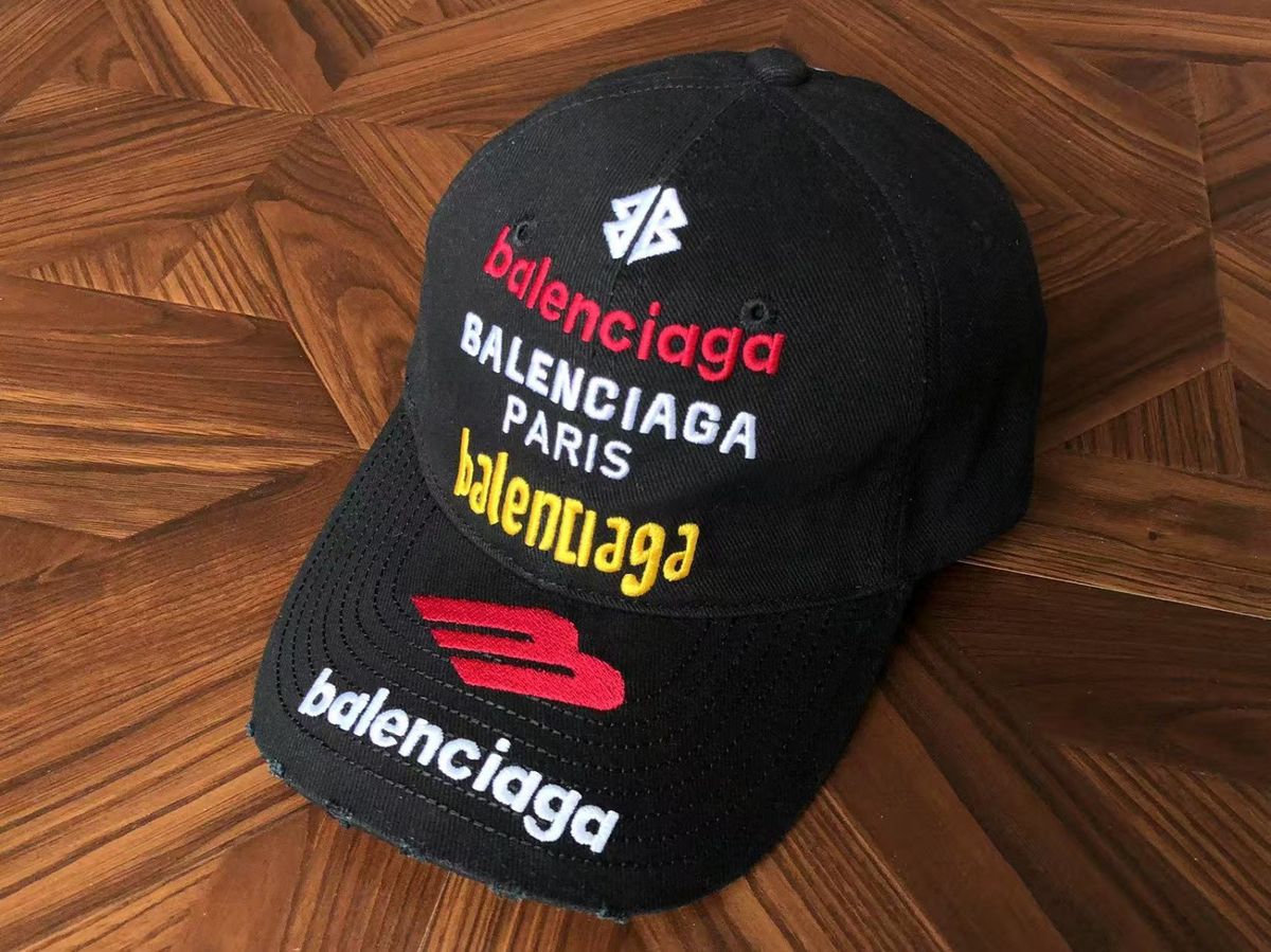 Boné Preto Paris Logo Cap Balenciaga 139510004 | enjoei