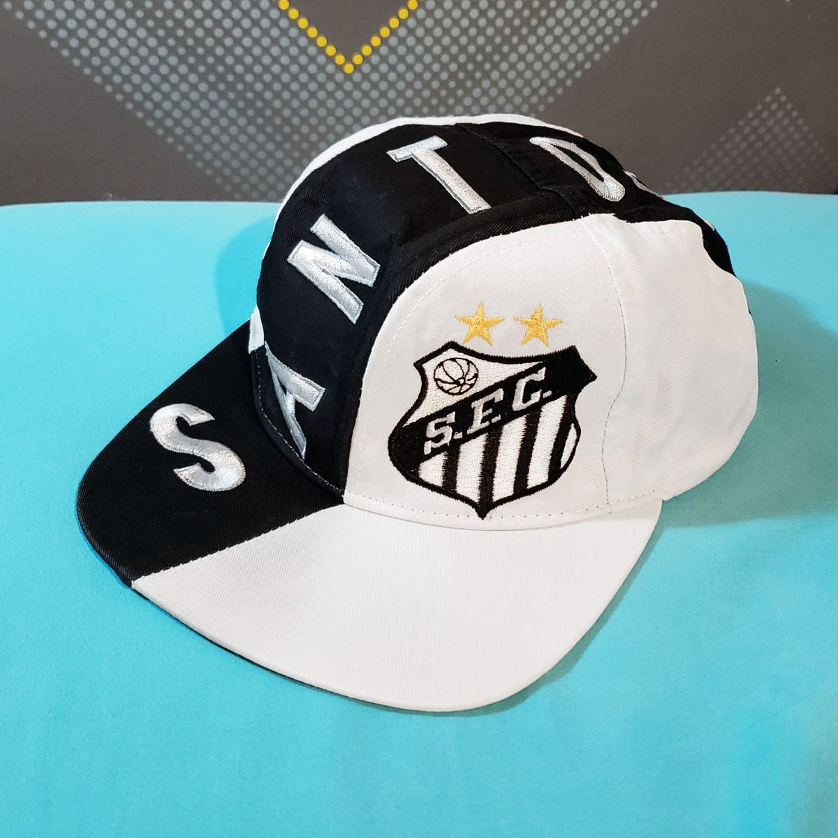 Boné Santos Anos 90 Vintage Bi Mundial Cgc Panel Antigo 84251950 | enjoei