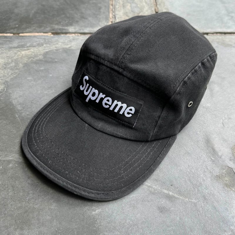 Boné Supreme 5 Panel Preto | Supreme Usado 99291653 | enjoei