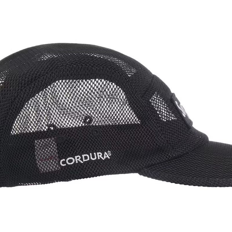 Bone Supreme Mesh Cordura Camp Cap Black | Supreme Nunca Usado