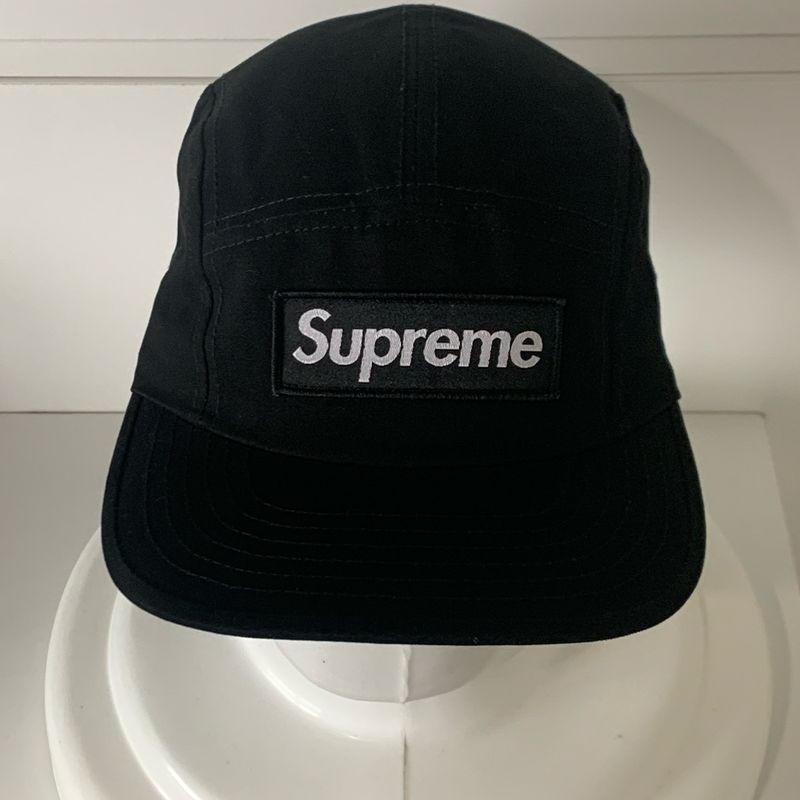 Bone Supreme Military Camp Cap Black | Supreme Nunca Usado ...