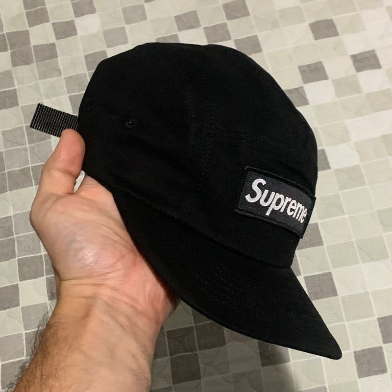 Bone Supreme Military Preto 5 Panel | Supreme Nunca Usado 93910718