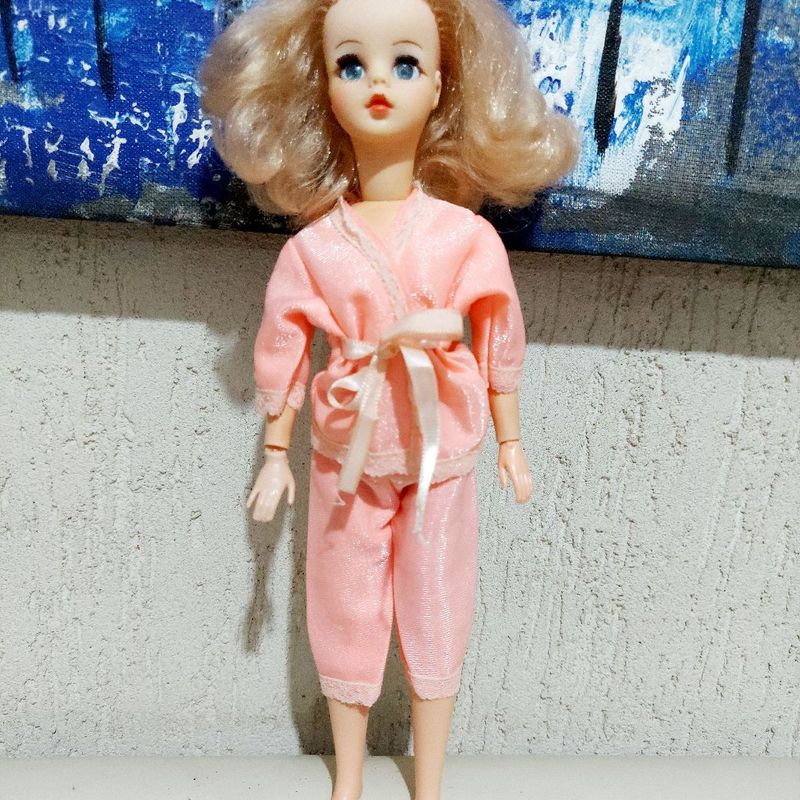Roupa Original Barbie Moda Em Dobro - Estrela - Antiga -1988 - R$ 85,90