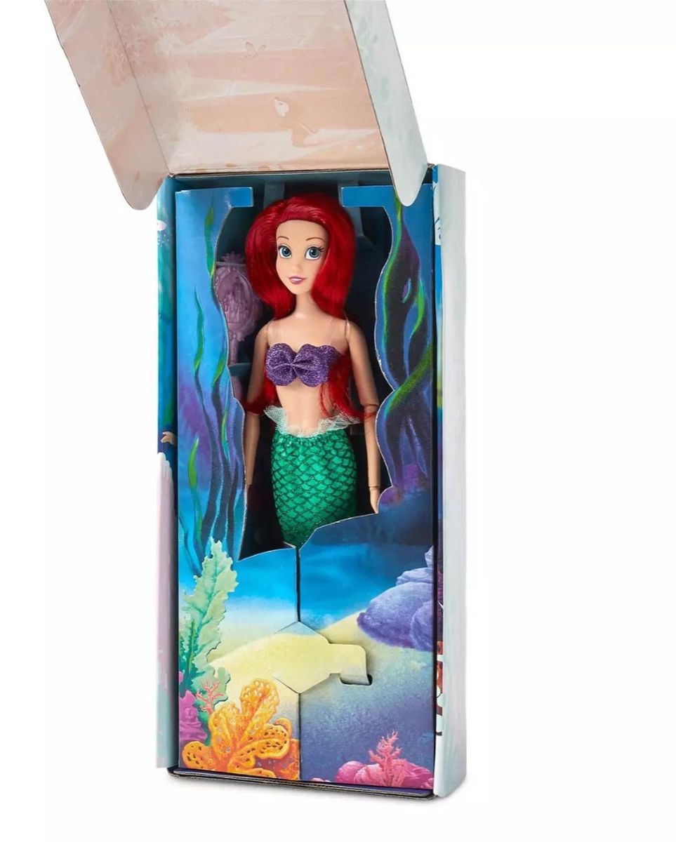 Boneca Ariel Original Disney Store | Brinquedo para Bebês Disney Nunca ...