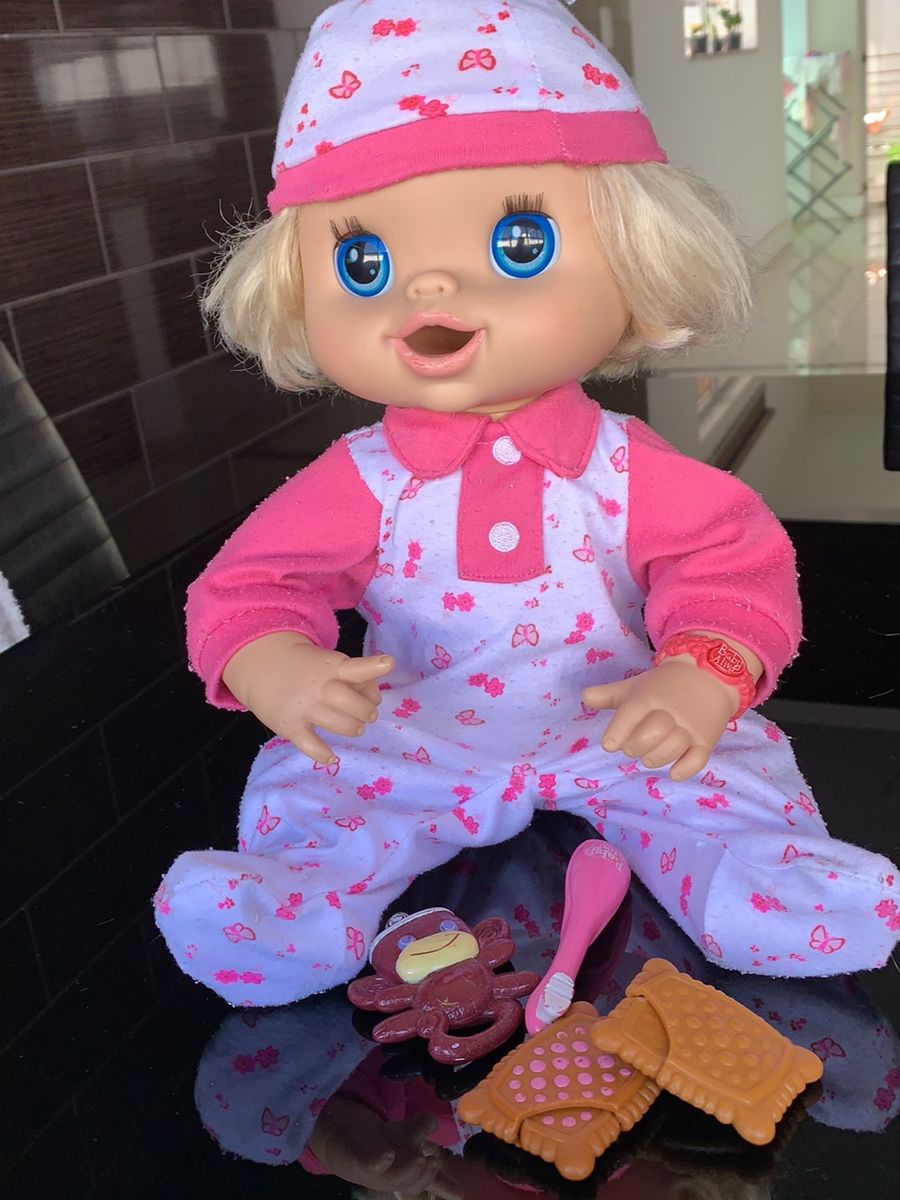 Boneca Baby Alive Comilona Brinquedo Para Bebes Baby Alive Usado Enjoei