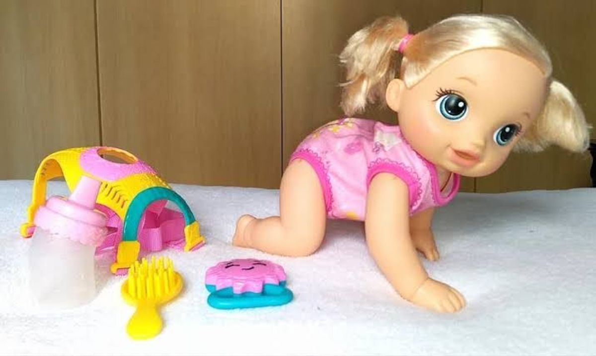 Boneca Baby Alive Engatinha Brinquedo Hasbro Usado Enjoei