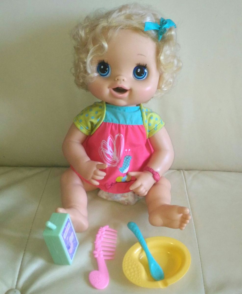 Boneca Baby Alive Meu Lindo Bebe Clarabela Brinquedo Hasbro Usado Enjoei